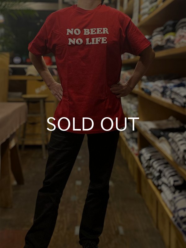画像5: 【SALE】NO BEER NO LIFE Tシャツ (ANTIQUE CHERRY RED) (5)