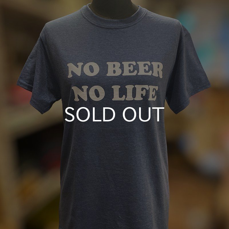 画像3: NO BEER NO LIFE Tシャツ (HEATHER INDIGO) (3)