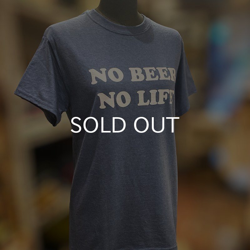 画像4: NO BEER NO LIFE Tシャツ (HEATHER INDIGO) (4)