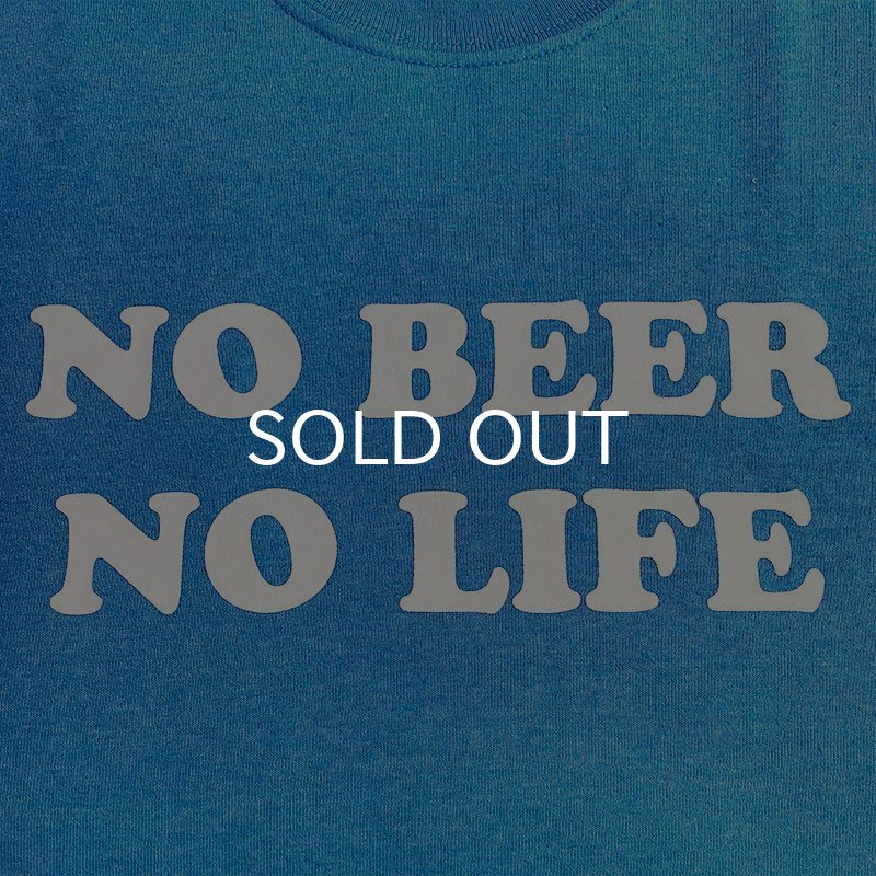 画像2: NO BEER NO LIFE Tシャツ (H SAPPHIRE/WHITE) (2)