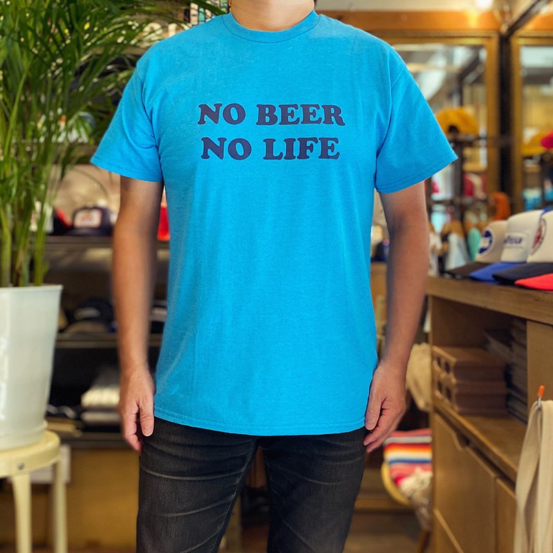 画像3: NO BEER NO LIFE Tシャツ (HEATHER SAPPHIRE/NAVY) (3)