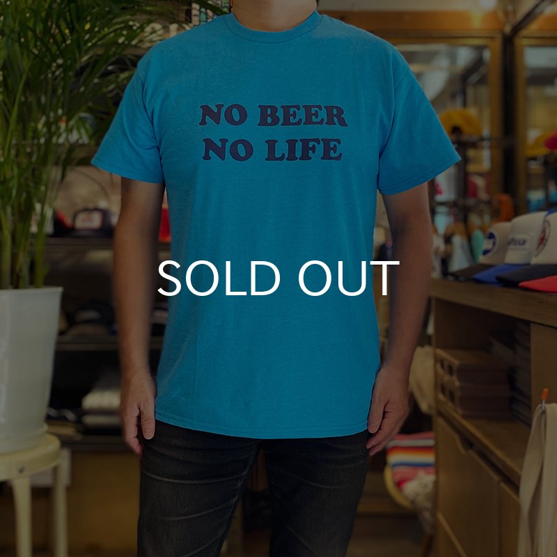 画像3: NO BEER NO LIFE Tシャツ (HEATHER SAPPHIRE/NAVY) (3)