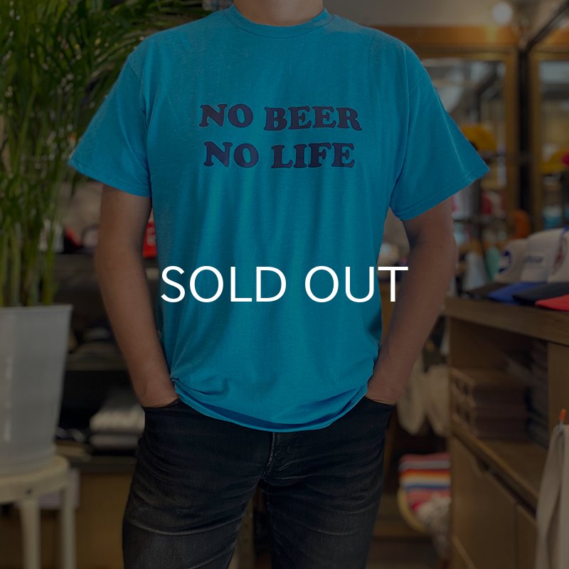 画像4: NO BEER NO LIFE Tシャツ (HEATHER SAPPHIRE/NAVY) (4)