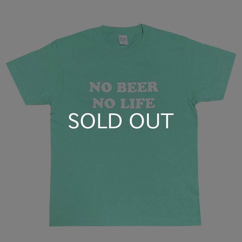 画像1: NO BEER NO LIFE Tシャツ (ICE GREEN) (1)
