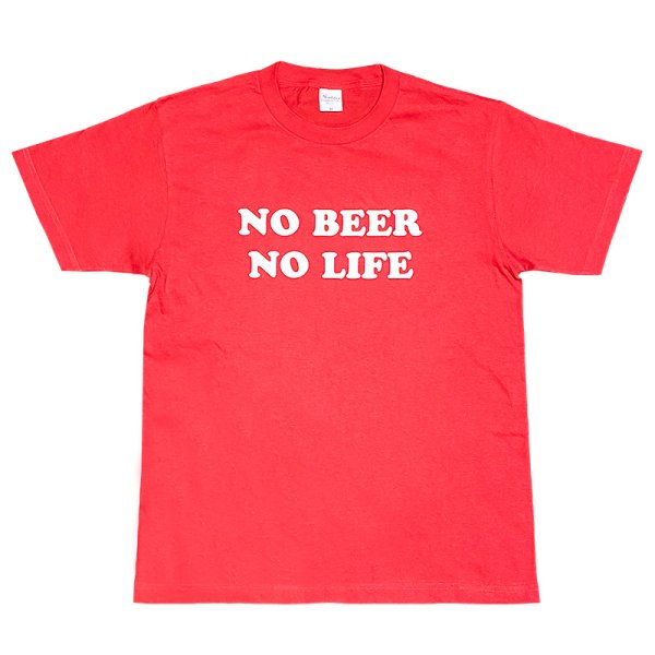 画像1: 【5/2入荷】NO BEER NO LIFE Tシャツ (ITALIAN RED) (1)