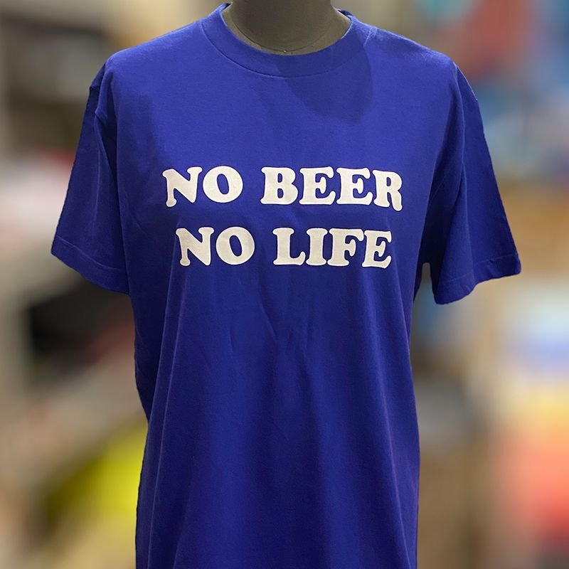 画像4: NO BEER NO LIFE Tシャツ (JAPAN BLUE) (4)