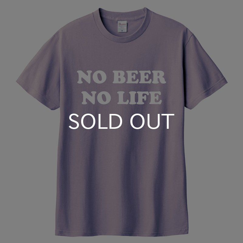 画像2: NO BEER NO LIFE Tシャツ (LAVENDER MIST) (2)