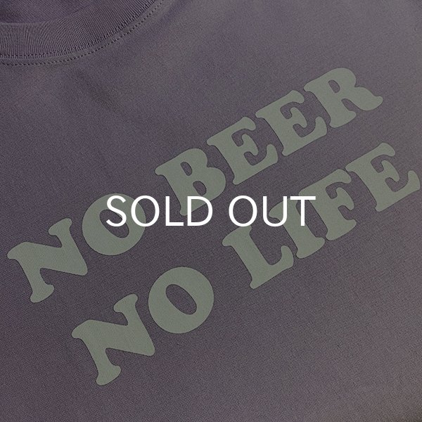 画像2: NO BEER NO LIFE Tシャツ (LIGHT PURPLE) (2)