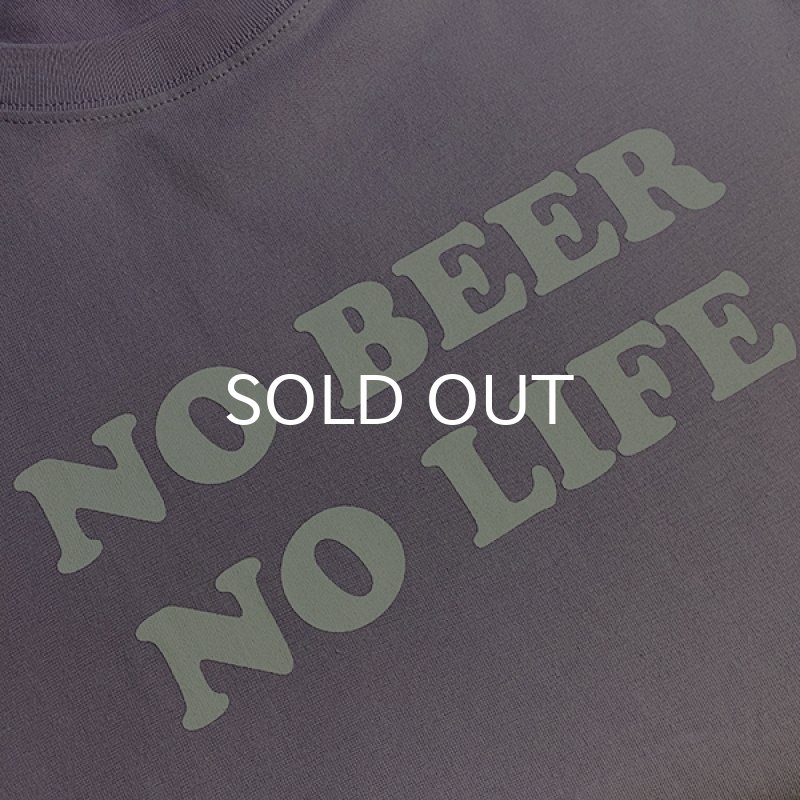画像2: NO BEER NO LIFE Tシャツ (LIGHT PURPLE) (2)
