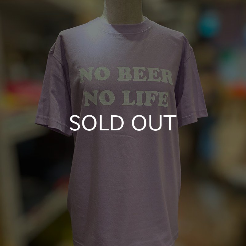 画像3: NO BEER NO LIFE Tシャツ (LIGHT PURPLE) (3)