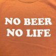 画像2: NO BEER NO LIFE ロングスリーブTシャツ (TEXAS ORANGE) (2)
