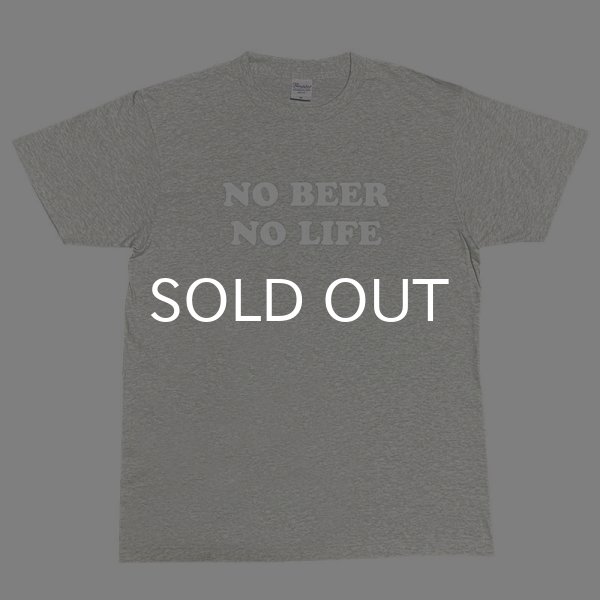 画像1: NO BEER NO LIFE Tシャツ (OATMEAL/WHITE)【メンバー割有】 (1)