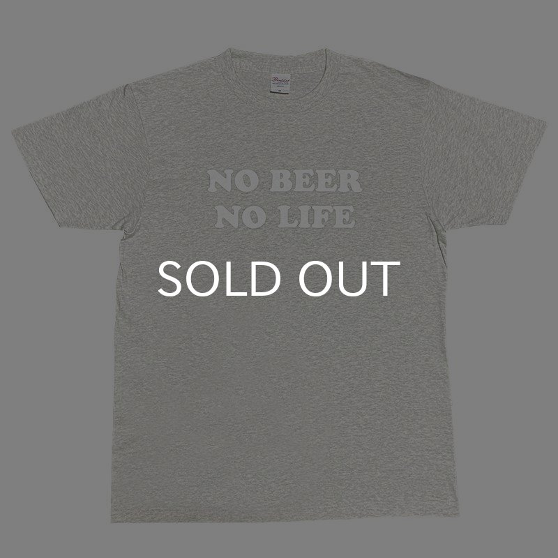 画像1: NO BEER NO LIFE Tシャツ (OATMEAL/WHITE) (1)