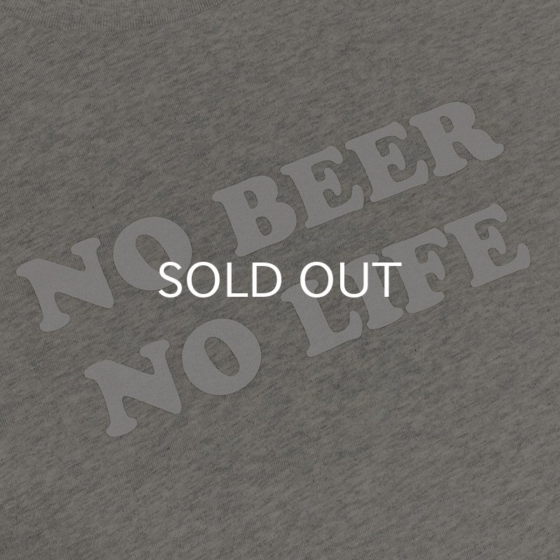 画像2: NO BEER NO LIFE Tシャツ (OATMEAL/WHITE) (2)