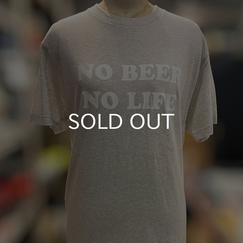 画像4: NO BEER NO LIFE Tシャツ (OATMEAL/WHITE) (4)