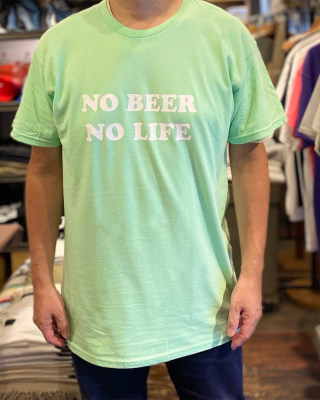 画像3: NO BEER NO LIFE Tシャツ (MINT GREEN) (3)