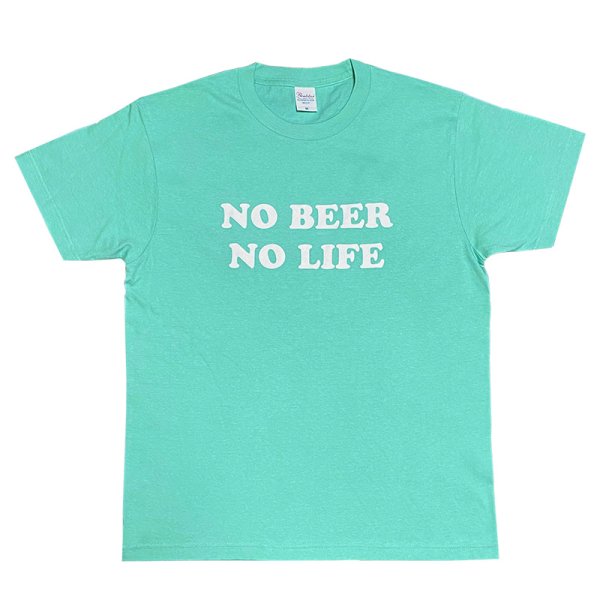 画像1: 【5/2入荷】NO BEER NO LIFE Tシャツ (MINT) (1)