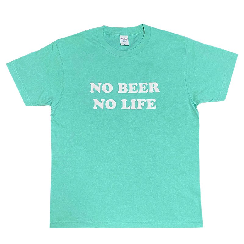 画像1: 【SALE】NO BEER NO LIFE Tシャツ (MINT) (1)