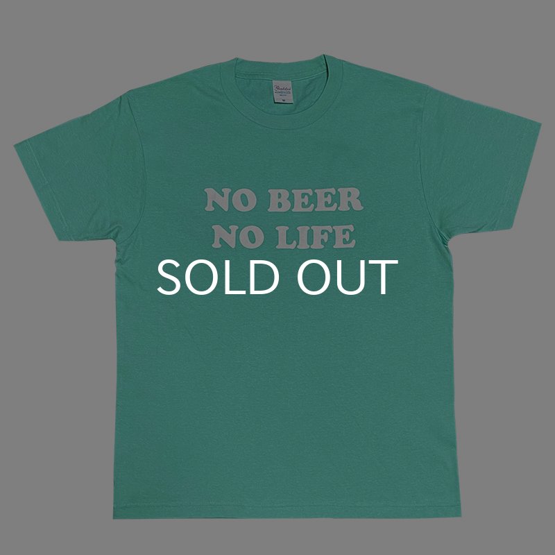 画像1: 【SALE】NO BEER NO LIFE Tシャツ (MINT) (1)