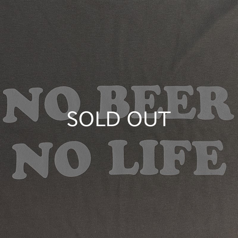 画像2: NO BEER NO LIFE Tシャツ (MOSS GREY) (2)