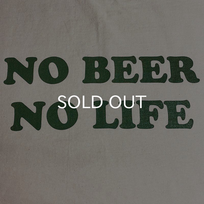 画像3: NO BEER NO LIFE Tシャツ (NATURAL/BRITISH GREEN) (3)