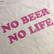 画像2: NO BEER NO LIFE Tシャツ (NATURAL/PINK) (2)