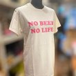 画像4: NO BEER NO LIFE Tシャツ (NATURAL/PINK) (4)