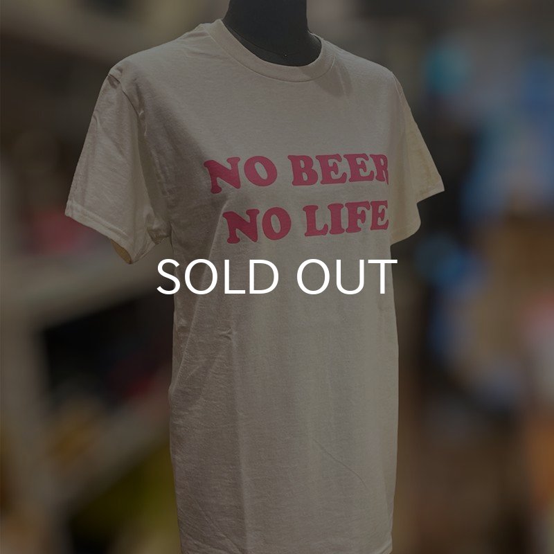 画像4: NO BEER NO LIFE Tシャツ (NATURAL/PINK) (4)