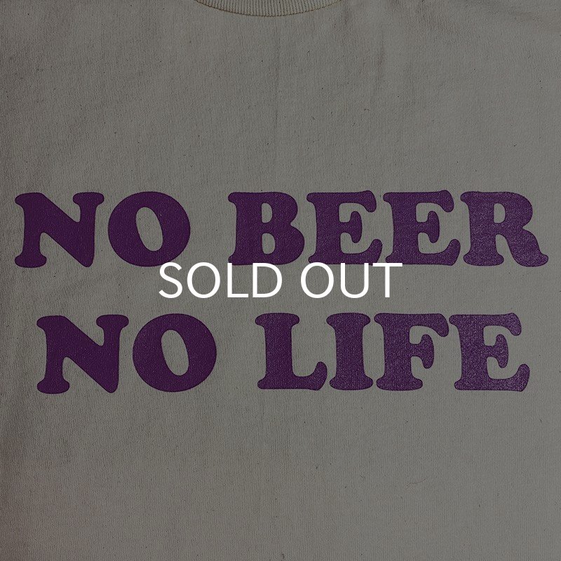 画像3: 【SALE】NO BEER NO LIFE Tシャツ (NATURAL/ROSE VIOLET) (3)