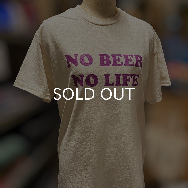 画像5: 【SALE】NO BEER NO LIFE Tシャツ (NATURAL/ROSE VIOLET) (5)