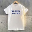 画像4: NO BEER NO LIFE Tシャツ (NATURAL/NAVY) (4)