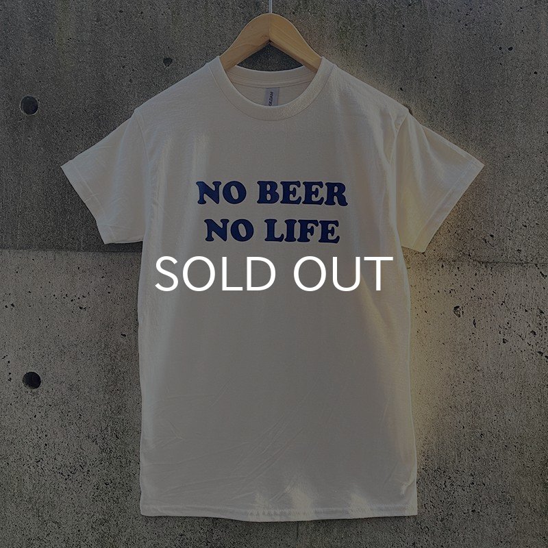 画像4: NO BEER NO LIFE Tシャツ (NATURAL/NAVY) (4)