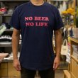 画像3: NO BEER NO LIFE Tシャツ (NAVY/HOT PINK) (3)