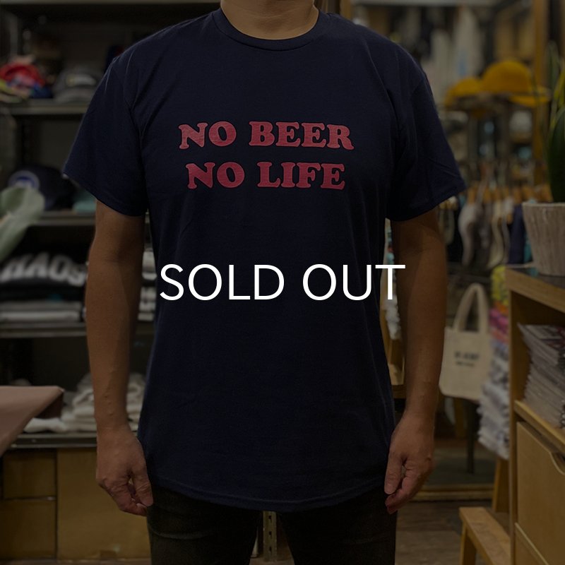 画像3: NO BEER NO LIFE Tシャツ (NAVY/HOT PINK) (3)
