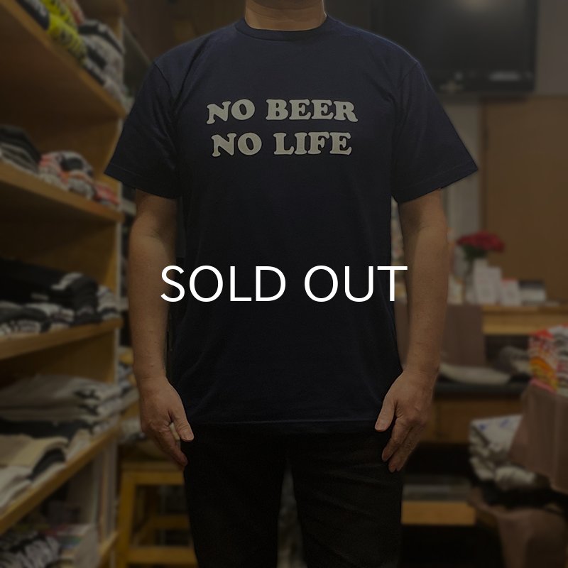 画像2: NO BEER NO LIFE Tシャツ (NAVY) (2)