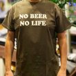 画像3: NO BEER NO LIFE Tシャツ (OLIVE/WHITE) (3)