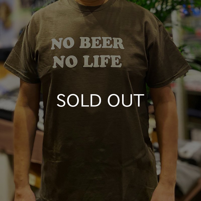 画像3: NO BEER NO LIFE Tシャツ (OLIVE/WHITE) (3)