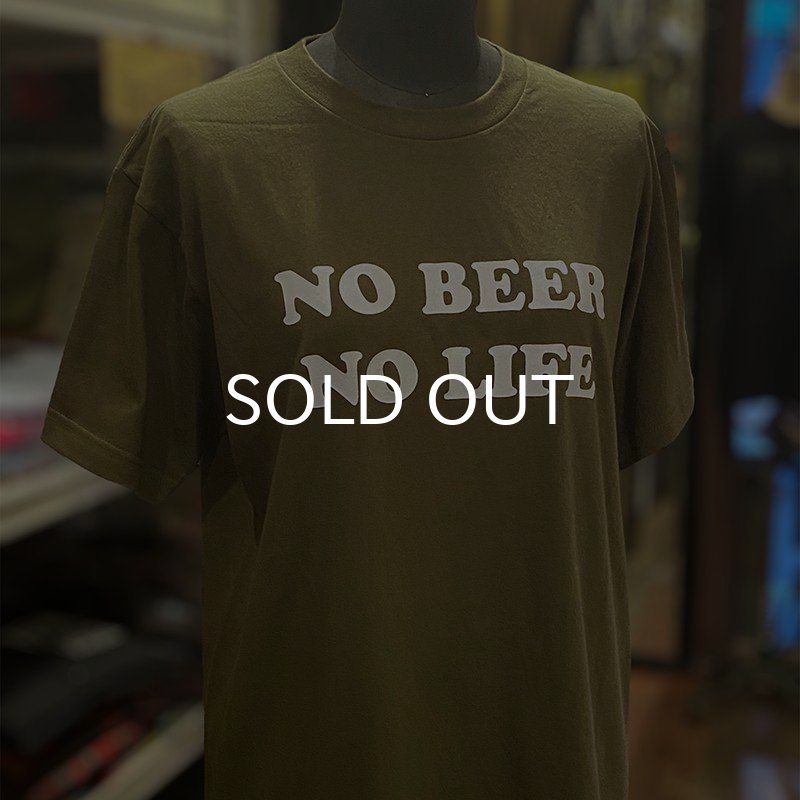 画像4: NO BEER NO LIFE Tシャツ (OLIVE) (4)