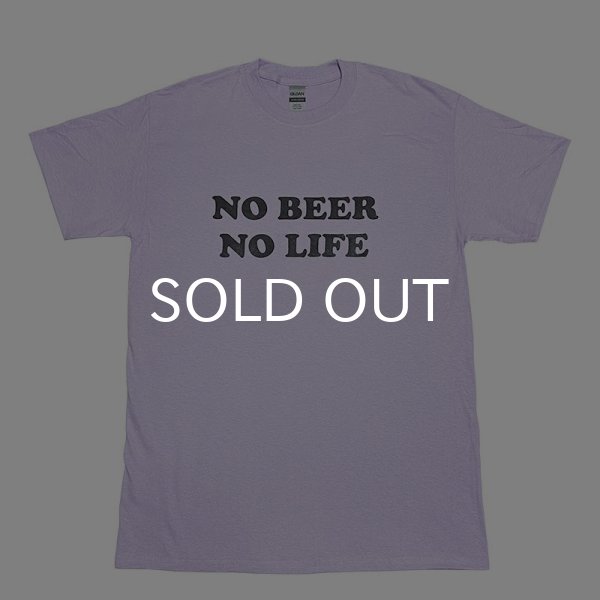 画像1: NO BEER NO LIFE Tシャツ (ORCHID) (1)