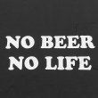 画像3: NO BEER NO LIFE POCKET Tシャツ (BLACK) (3)