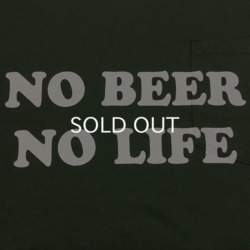 画像3: NO BEER NO LIFE POCKET Tシャツ (FOREST GREEN) (3)