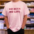 画像4: NO BEER NO LIFE Tシャツ (PINK/BORDEAUX) (4)