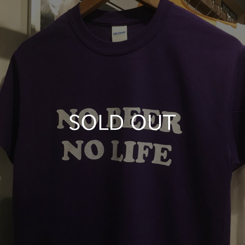 画像2: NO BEER NO LIFE Tシャツ (PURPLE/WHITE) (2)
