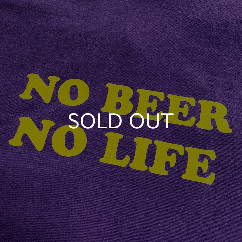 画像2: NO BEER NO LIFE Tシャツ (PURPLE/YELLOW) (2)