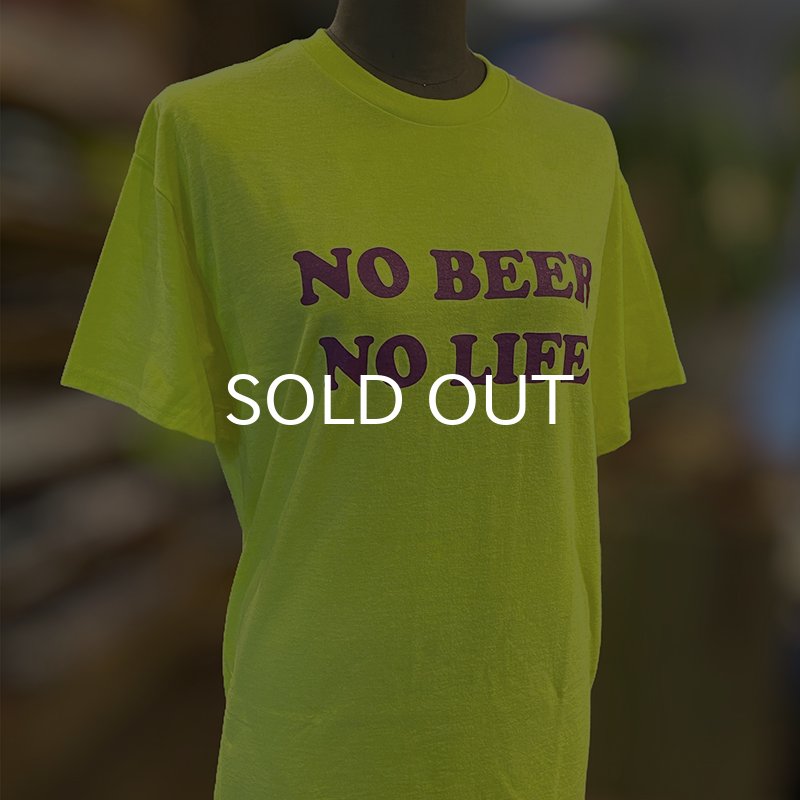 画像4: NO BEER NO LIFE Tシャツ (SAFETY GREEN/PURPLE) (4)