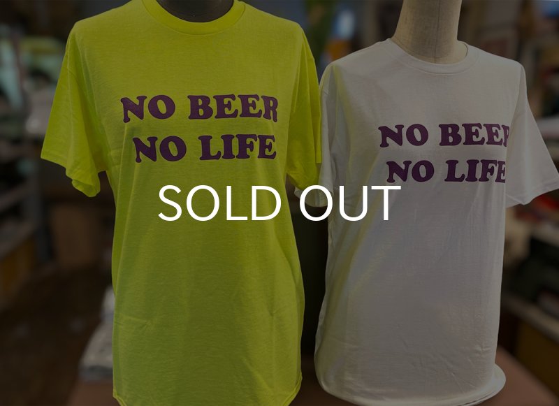 画像5: NO BEER NO LIFE Tシャツ (SAFETY GREEN/PURPLE) (5)