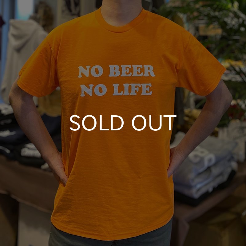 画像4: 【SALE】NO BEER NO LIFE Tシャツ (SAFETY ORANGE/WHITE) (4)