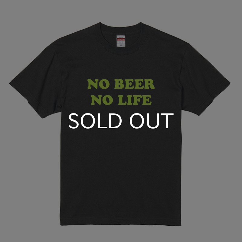 画像5: NO BEER NO LIFE Tシャツ (SUMI/YELLOW GREEN) (5)