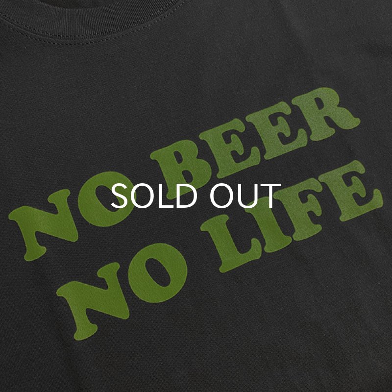 画像2: NO BEER NO LIFE Tシャツ (SUMI/YELLOW GREEN) (2)