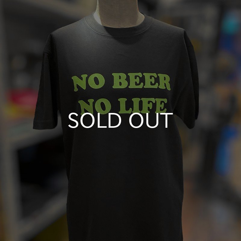 画像3: NO BEER NO LIFE Tシャツ (SUMI/YELLOW GREEN) (3)